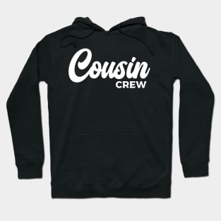 Cousin Matching Family Typography White Hoodie